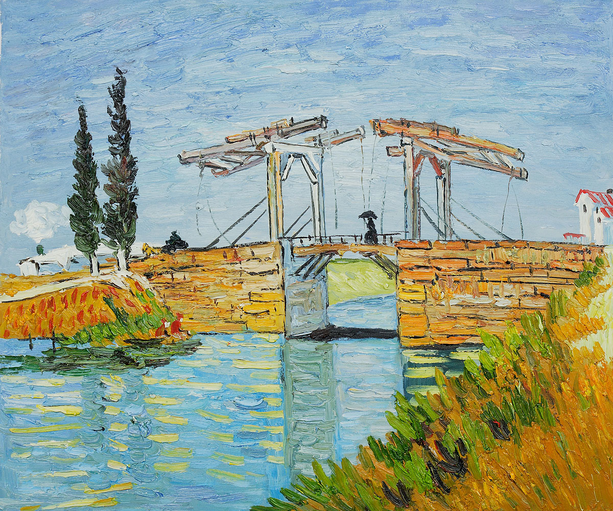 The Langlois Bridge by Vincent Van Gogh - Click Image to Close